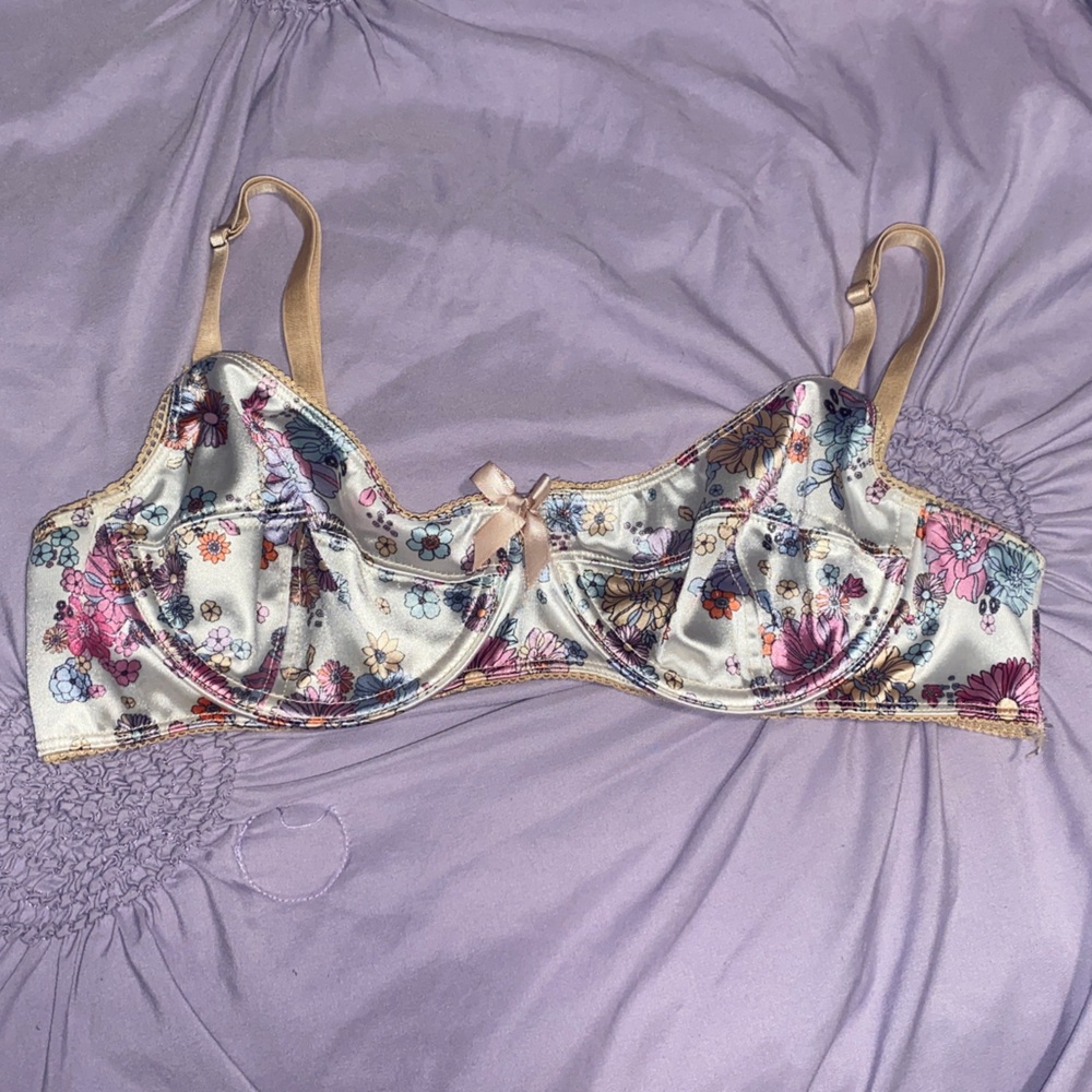 Sugar thrillz vintage floral print bra